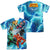 JLA - Lightning Team (Front - Back Print) Adult Regular Fit Short Sleeve 100% Poly