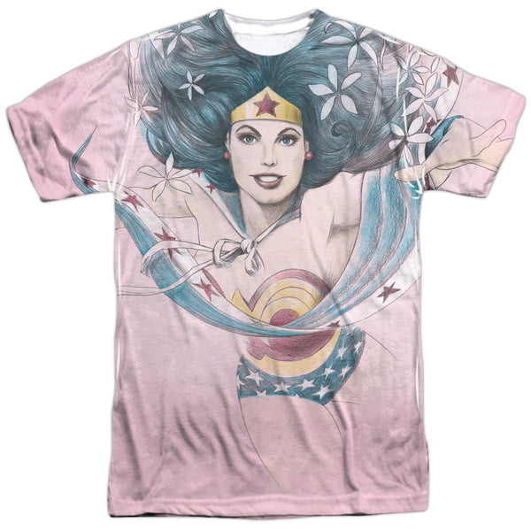 JLA - Sketched Adult Regular Fit Short Sleeve 100% Poly