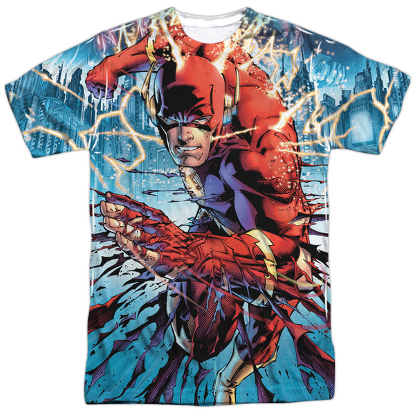 JLA - Ripping And Tearing Adult Regular Fit Short Sleeve 100% Poly