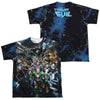 JLA - Forever Evil (Front - Back Print) Youth Short Sleeve 100% Poly