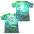 JLA - Power Swirl (Front - Back Print) Adult Regular Fit Short Sleeve 65 - 35 Poly - Cotton