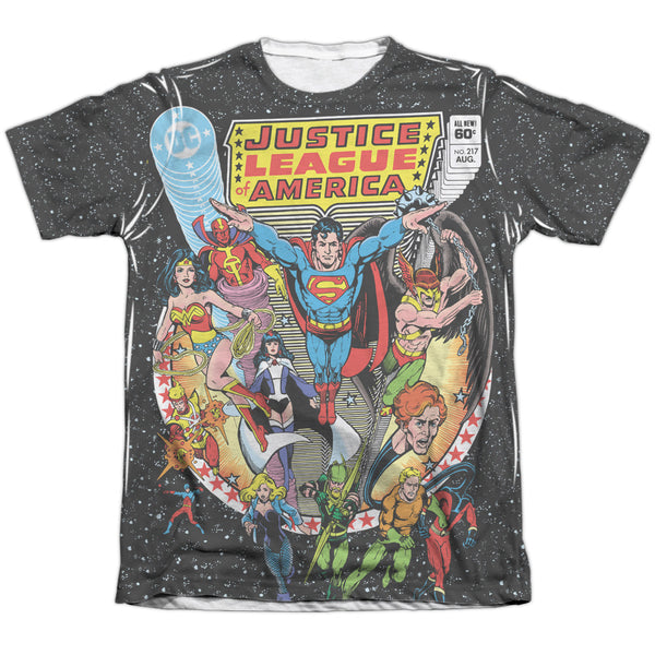 JLA - Stars Adult Regular Fit Short Sleeve 65 - 35 Poly - Cotton