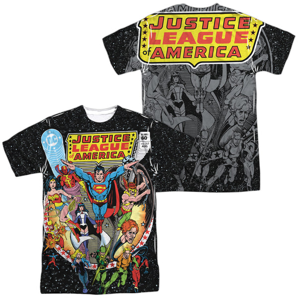 JLA - Stars (Front - Back Print) Adult Regular Fit Short Sleeve 100% Poly
