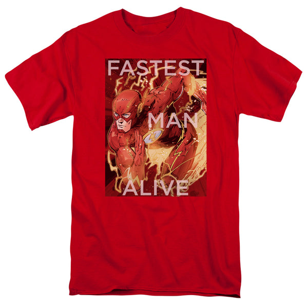 JLA - Fastest Man Alive Adult Regular Fit Short Sleeve