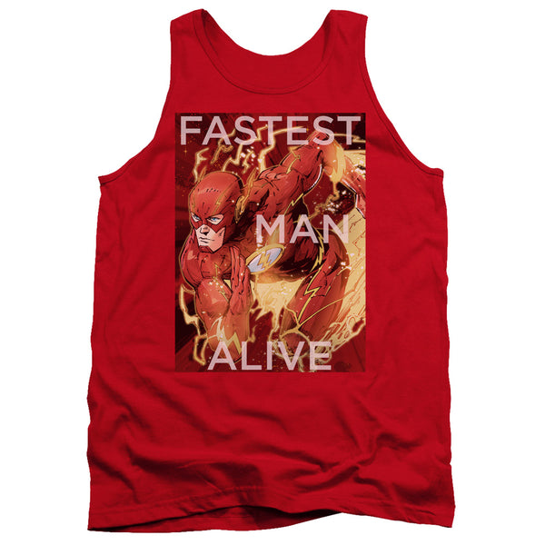 JLA - Fastest Man Alive Adult Tank Top