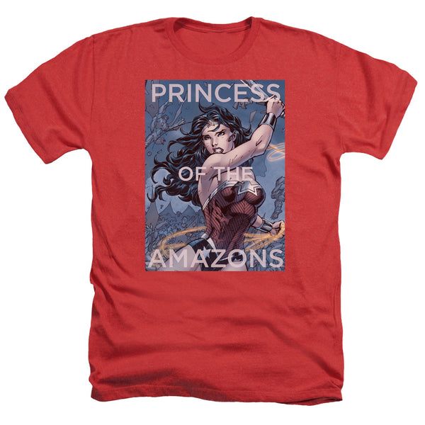 JLA - Princess Of The Amazons Adult Regular Fit Heather Short Sleeve
