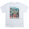 JLA - Hall Of Justice Youth Short Sleeve