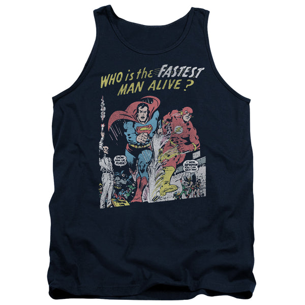 JLA - Fastest Man Adult Tank Top