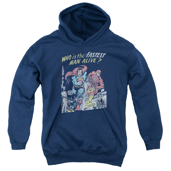 JLA - Fastest Man Youth Hooded Sweatshirt