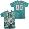 JLA - Bombshell Group (Front - Back Print) Adult Regular Fit Short Sleeve 100% Poly