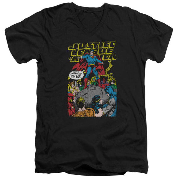 JLA - Ultimate Scarifice Adult Slim Fit V Neck Cotton