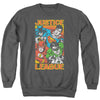 JLA - Hero Mashup Adult Crewneck Sweatshirt