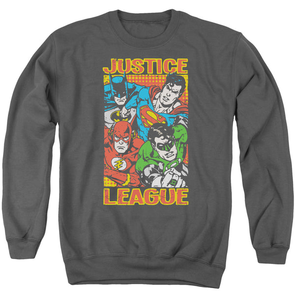 JLA - Hero Mashup Adult Crewneck Sweatshirt