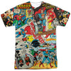 JLA - Classic Collage Adult Regular Fit Short Sleeve 100% Poly