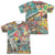 JLA - Classic Collage (Front - Back Print) Adult Regular Fit Short Sleeve 65 - 35 Poly - Cotton