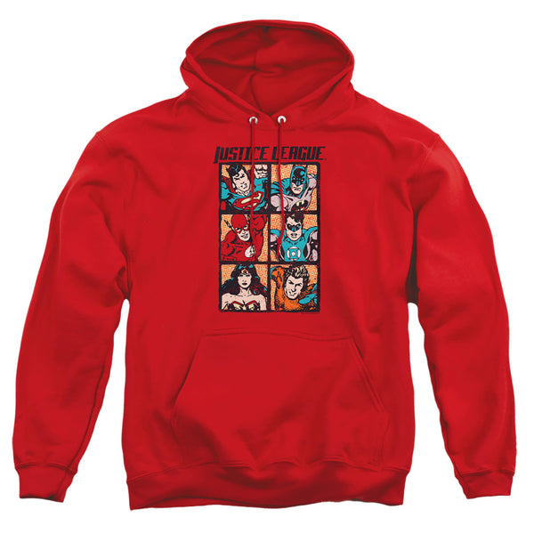 JLA - Rough Panels Adult Pullover Hoodie