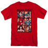 JLA - Rough Panels Adult Regular Fit Short Sleeve