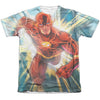 JLA - Faster Than Lightning Adult Regular Fit Short Sleeve 65 - 35 Poly - Cotton