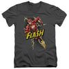 JLA - Bolt Run Adult Slim Fit V Neck Cotton