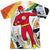 JLA - Filmstrip Adult Regular Fit Short Sleeve 100% Poly