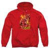 JLA - Flash Lightning Adult Pullover Hoodie