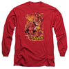 JLA - Flash Lightning Adult Long Sleeve