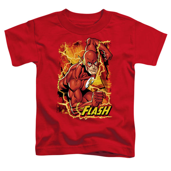 JLA - Flash Lightning Toddler Short Sleeve