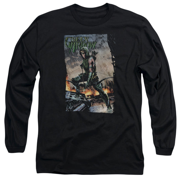 JLA - Fire And Rain Adult Long Sleeve