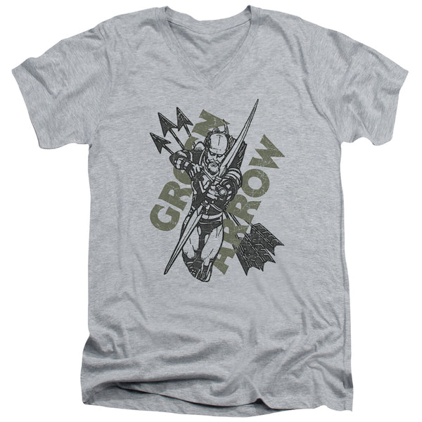 JLA - Archers Arrows Adult Slim Fit V Neck Cotton