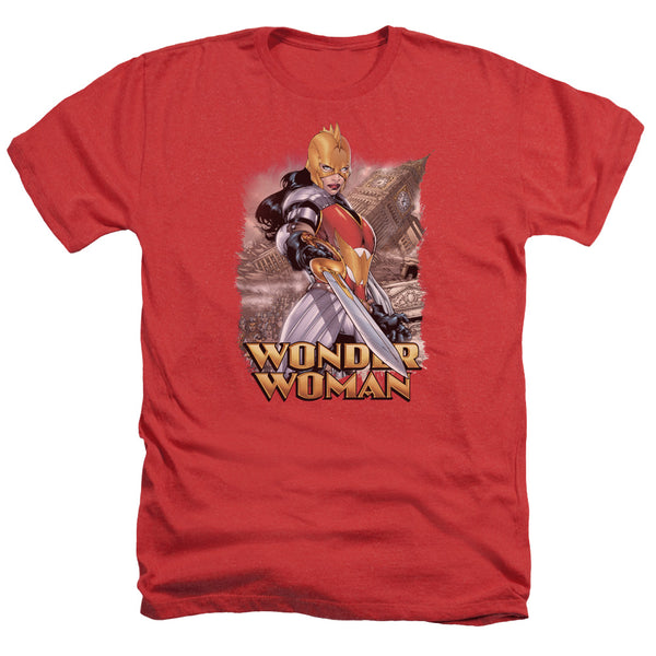 JLA - Wonder Woman Adult Regular Fit Heather Short Sleeve