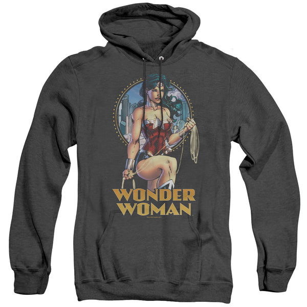 JLA - City Warrior Adult Heather Hoodie