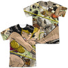 JLA - Minotaur Battle (Front - Back Print) Adult Regular Fit Short Sleeve 100% Poly