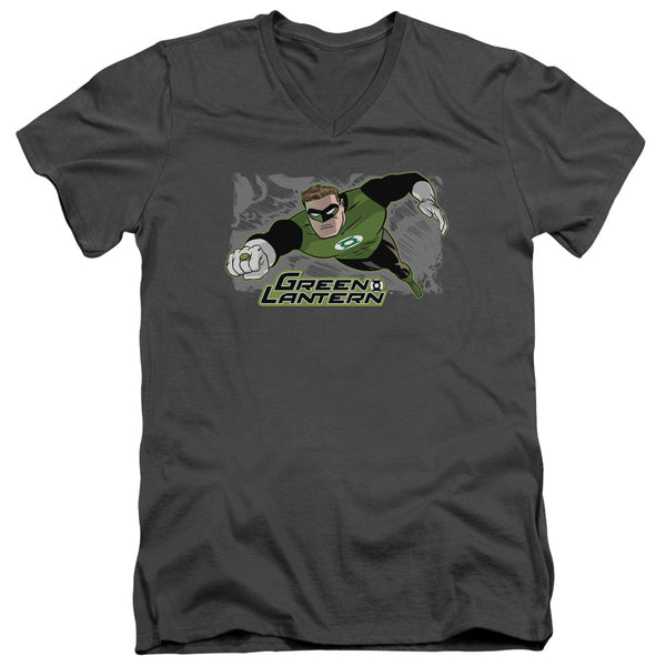 JLA - Space Cop Adult Slim Fit V Neck Cotton