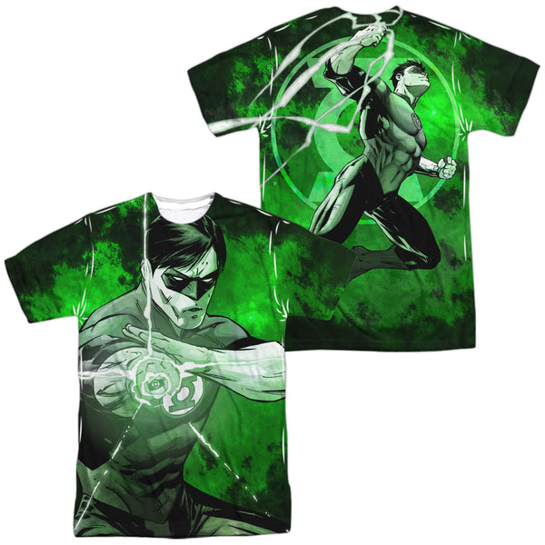 JLA - Charging (Front - Back Print) Adult Regular Fit Short Sleeve 100% Poly