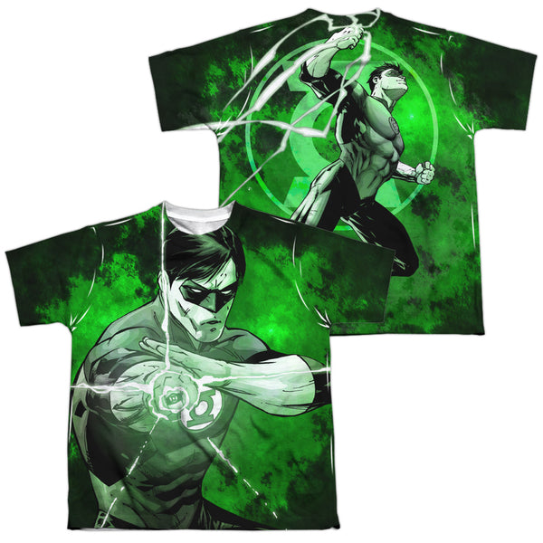 JLA - Charging (Front - Back Print) Youth Short Sleeve 100% Poly