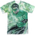 JLA - Green Lightning Adult Regular Fit Short Sleeve 100% Poly