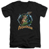 JLA - Ruler Of The Seas Adult Slim Fit V Neck Cotton
