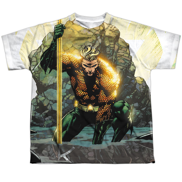JLA - Good Vs Evil Youth Short Sleeve 100% Poly