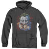 JLA - Doll Heads Adult Heather Hoodie