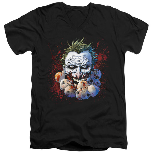 JLA - Doll Heads Adult Slim Fit V Neck Cotton