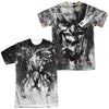 JLA - Sketchy Joker (Front - Back Print) Adult Regular Fit Short Sleeve 100% Poly