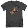 JLA - Harley Bomber Adult Slim Fit V Neck Cotton