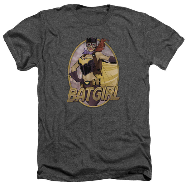 JLA - Batgirl Bombshell Adult Regular Fit Heather Short Sleeve