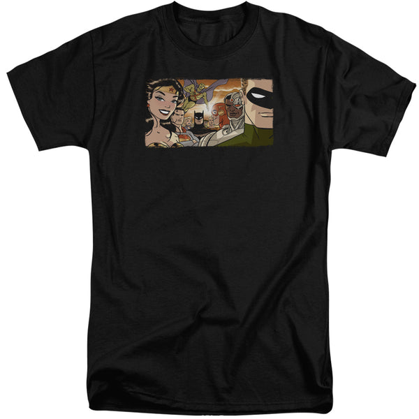 JLA - Cinematic League Adult Tall Fit Short Sleeve