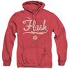 JLA - Old School Flash Adult Heather Hoodie