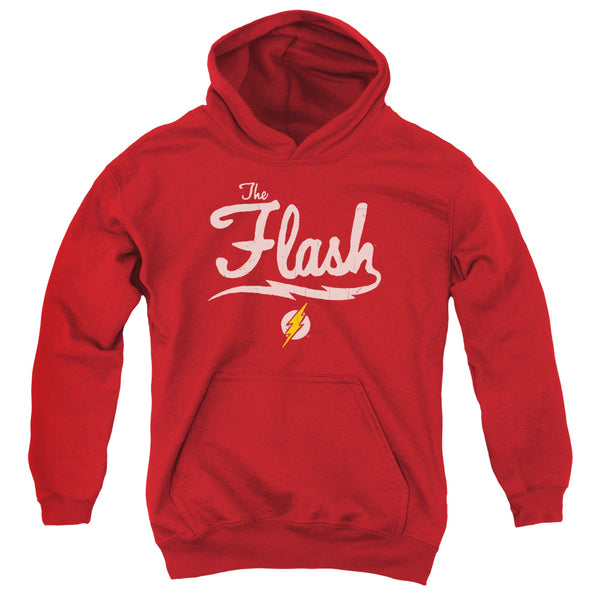 JLA - Old School Flash Youth Hooded Sweatshirt