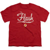 JLA - Old School Flash Youth Short Sleeve