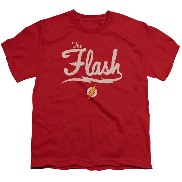 JLA - Old School Flash Youth Short Sleeve