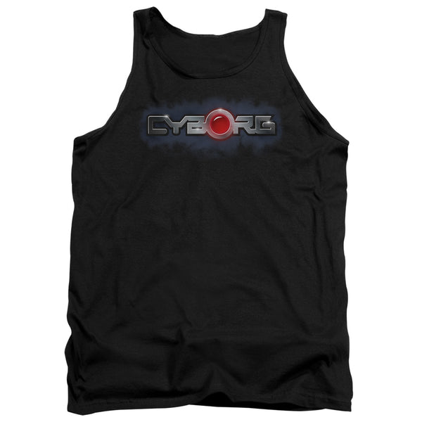 JLA - Cyborg Title Adult Tank Top