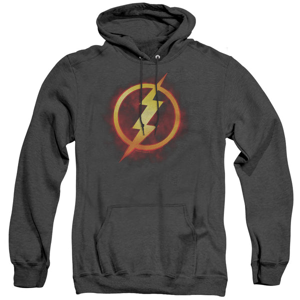 JLA - Flash Title Adult Heather Hoodie